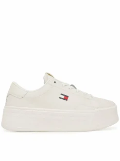 Sneakers Tjw Script Cupsole Flatform EN0EN02961 Bianco
