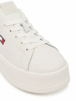 Sneakers Tjw Script Cupsole Flatform EN0EN02961 Bianco