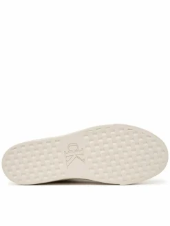 Sneakers Vulc Flatf Laceup Lth Fur HW0HW03235 Beige