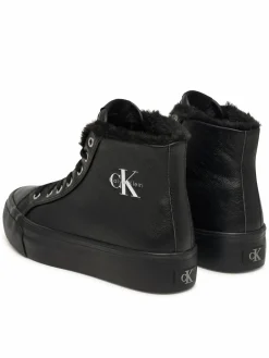 Sneakers Vulc Flatf Mid Laceup Lth Fur HW0HW03234 Nero