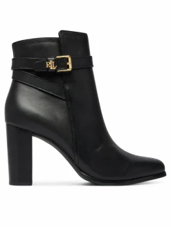 Stivaletti Brooke II Calfskin Bootie Heel 802974475004 Nero