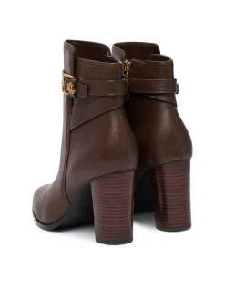 Stivaletti Brooke II Calfskin Bootie Heel 802974475003 Marrone