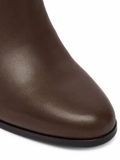 Stivaletti Brooke II Calfskin Bootie Heel 802974475003 Marrone