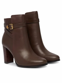 Stivaletti Brooke II Calfskin Bootie Heel 802974475003 Marrone