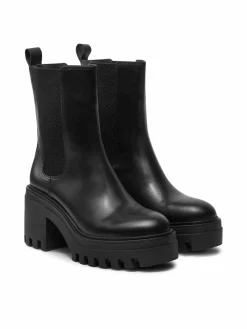 Stivaletti Chunky YW0YW01547 Nero