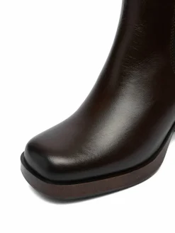 Stivaletti C-27740PE-PLATEAU Marrone scuro