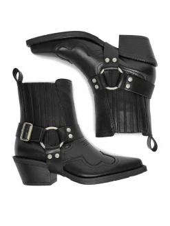 Stivali texani EO-BAILE-07100-25 Nero
