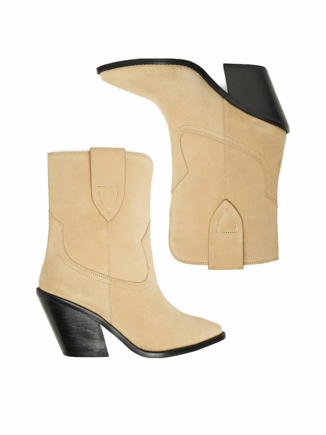 Stivali texani EO-BRAYLE-121881 Beige