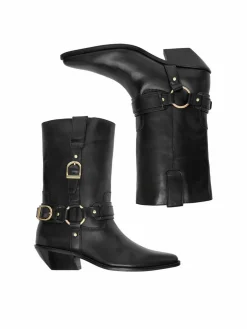 Stivali texani EO-CELINE-121862 Nero