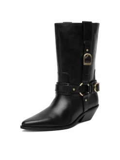 Stivali texani EO-CELINE-121862 Nero