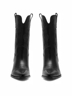 Stivali texani 222FW92 Nero