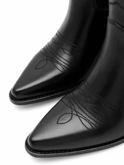 Stivali texani 222FW92 Nero